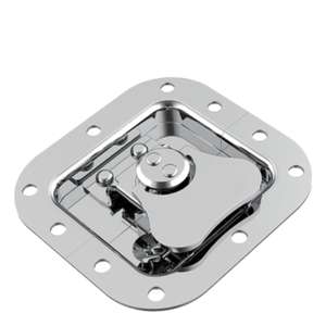 Venta directa de fábrica de Hardware de bloqueo de equipaje Cerraduras de caja de aviación con resorte Cerraduras de mariposa planas de presión media Hebillas de caja - Product Image 6