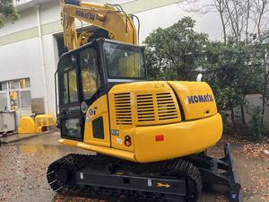 Excavatrice Komatsu 7 tonnes avec godet de terrassement d'une capacité de 0,18 m³, équipement lourd d'occasion, moteur Hitachi, pompe Kawasaki - Product Image 2