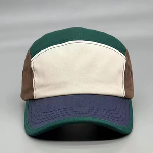Nouvelle arrivée Casquette de baseball vintage personnalisée 5 panneaux unisexe 100% polyester pour le sport et les voyages - Product Image 2