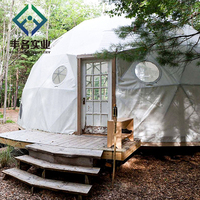 Dômes géodésiques de luxe pour observer les étoiles en toute saison, tentes préfabriquées, tentes de safari, yourtes, igloos pour le camping avec PVC imperméable