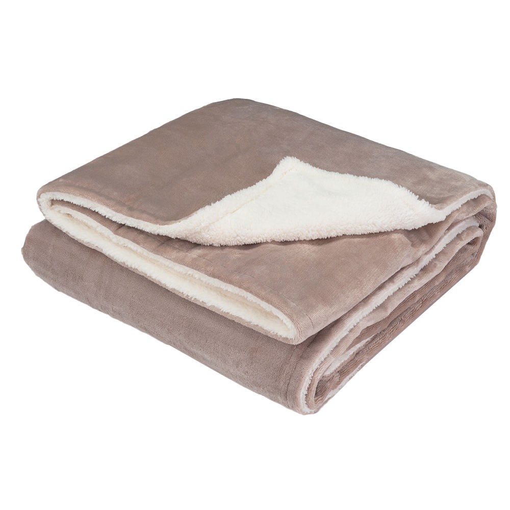 ผ้าสักหลาด + เชอร์ปา + สีชมพู