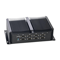 PC industriel sans ventilateur Ultra 7 150U 8COM 3*2.5G LAN, processeur I7 1255U I5 1235U 4.7MHz 12e/13e génération, DDR5, M.2 NVMe, ordinateur embarqué en stock