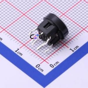 K6-6142D04 Tactile Switch Through hole Component (THT) Switch 1.6N Through Hole 10mm 50mA - Product Image 2