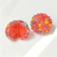Bonbons Gélifiés Croquants aux Perles Colorées Saveur Fruitée, Emballage en Sachet, Fabrication OEM Chinoise