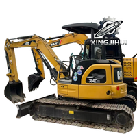 Mini-pelleuse CAT 304C d'occasion d'origine japonaise, système hydraulique complet d'origine, performances stables, pour projets de construction