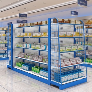 Cửa hàng giày nghiêng LED hiển thị ánh sáng kệ siêu thị kệ - Product Image 5