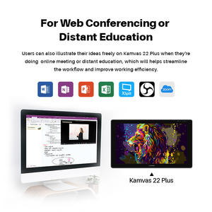 Monitor de Dibujo LCD Huion <span class=keywords><strong>Kamvas</strong></span> <span class=keywords><strong>22</strong></span> Plus de 21.5 Pulgadas con Laminación Completa, Compatible con Tabletas de Dibujo Gráfico Digital - Product Image 2