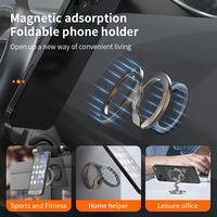 Support magnétique pour téléphone avec bras flexible réglable en hauteur pour bureau, aimant puissant, design étanche