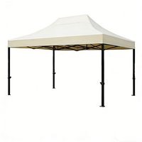 Tente d'exposition pliable portable personnalisée OEM, double couche, imperméable, en tissu Oxford, pour publicité extérieure et événements commerciaux