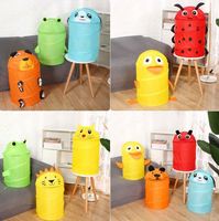 Panier à linge pliable en polyester durable, écologique et pratique, avec motif de dessin animé, couleur et logo personnalisables, 34x56cm, pour le rangement du linge à domicile