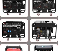 Générateur diesel portable monophasé super silencieux 5KW/10KW/20KW pour usage domestique et extérieur, avec ATS, certifié CE et ISO