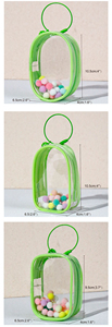 Bolsa de exhibición transparente de PVC para cochecito de bebé, estructura ósea 3D, bolsa de almacenamiento transparente cerrada para muñecas, Ita-bag para regalos - Product Image 3