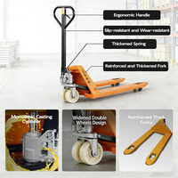 Montacargas Hidráulico Manual para Camiones, Carretilla Elevadora Pequeña de 2T 3T, Transpaleta para Carga y Descarga Hidráulica