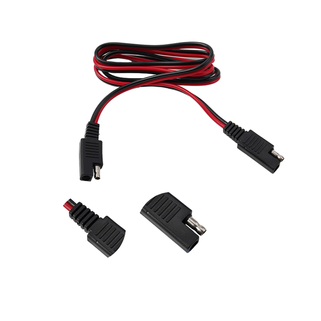 American 12v 2 Pin Din Plug 2 Pin Housing Connector 2 Pin Plug Adaptor 2464AWG16 Red and Black SAE Connector Wiring Harness