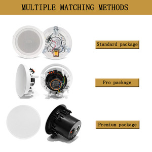Sistema de Audio Completo para Cafés/Restaurantes/Tiendas, Amplificador PA con Bluetooth/USB, Altavoces de Techo que Cubren de <span class=keywords><strong>80</strong></span> a 200 m² ㎡   Música de fondo para interiores - Product Image 4