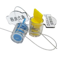 Sceau de sécurité en plastique personnalisé pour compteurs d'électricité, d'eau et de gaz, avec impression laser