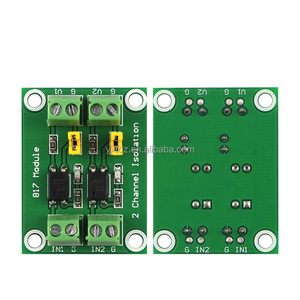 PC817 2/4 ช่องออปโตคัปเปลอร์โมดูลแยกสัญญาณ 3.6-30V ตัวแปลงระดับแรงดันไฟฟ้า บอร์ดไดรเวอร์แยกสัญญาณโฟโตอิเล็กทริก - Product Image 1