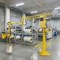 Manipulateur industriel pneumatique pour la manutention de rouleaux de 200 kg avec 90 degrés de rotation °   Flipping for Film Lifting