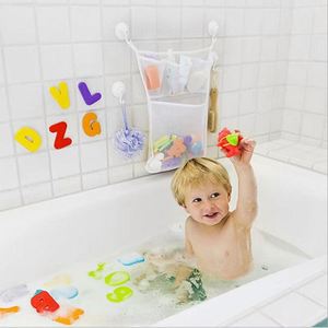 Sac de rangement suspendu en maille imperméable pour jouets de bain de bébé, idéal pour la maison - Product Image 3