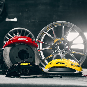Kits de freno grande de 4 pistones ICOOH de alta calidad DM4 355MM Kits de freno de tamaño de rotor para Golf 5 6 7 <span class=keywords><strong>8</strong></span> - Product Image 5