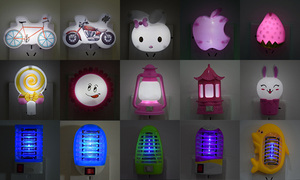 Mới lạ phim hoạt hình phòng ngủ chúng tôi EU cắm trẻ em lamparas dễ thương Mini đêm đèn veilleuse rùa Đêm ánh sáng cho bé phòng Quà Tặng - Product Image 5