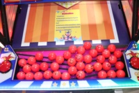 Machine de jeu d'arcade à jetons Crazy Clown Redemption pour 2 joueurs, jeu pour enfants