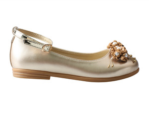 Sandales plates d'été en pu pour filles, chaussures plates laser à friction supérieure en tpr beige pu - Product Image 5