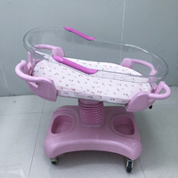 Berceau de bébé en ABS réglable en hauteur et en Angle, chariot pour bébé, lit d'hôpital