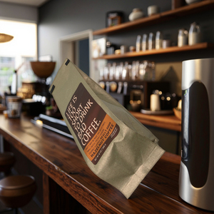 Sacs d'emballage de café 250G 500G 1Kg imprimés sur mesure Sac d'infusion de filtre à café goutte à goutte de 12 oz Sac scellé à 4 goussets latéraux - Product Image 3