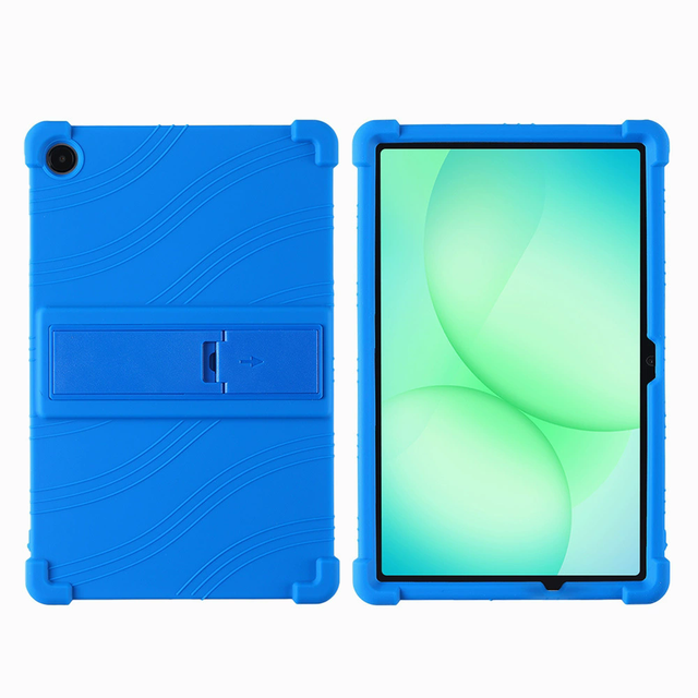 Adjustable Kickstand Case for Samsung Galaxy Tab A11 Plus 11 Inch SM-X230 X233 X235 Multi Angles Kids Safe Soft Silicone Cover