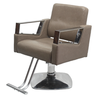 Fauteuil de Barbier Hydraulique Classique Marron Moderne pour Salon de Coiffure – Vente en Gros pour Coiffeurs