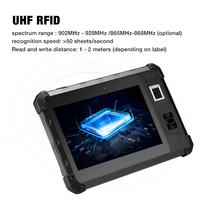 Tableta Robusta QS-805 con Android 11, Escáner de Huellas Dactilares, Escáner de Código de Barras, Conexión WiFi para Control de Automatización Industrial
