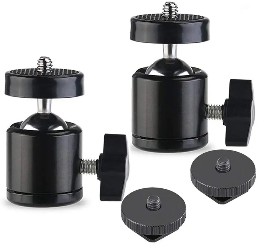 OEM /ODM Mini Stativ Bollhead mit 1/4 "3/8" Adapter halterung für Digital kamera DSLR Camcorder DV