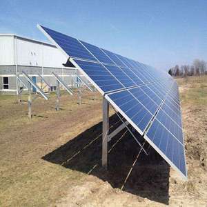 EU Wind & Snow Load Customizable Aluminum Solar PV Ground Mount <b>Racking</b> <b>System</b> for Commercial & Utility Solar Energy <b>System</b> - Product Image 4
