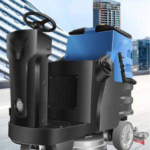 Fregadora de pisos industrial R10 con tanque de agua limpia de 85L, batería de plomo-ácido, para uso en interiores y exteriores - Product Image 1