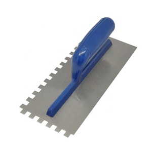En gros poignée en plastique lame <span class=keywords><strong>crantée</strong></span> <span class=keywords><strong>spatule</strong></span> truelle De Plâtrage - Product Image 5