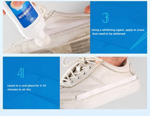Kit per la Cura delle Scarpe Bianche da 100 ML - Sbiancante, Smacchiatore, Gel Lucidante, <span class=keywords><strong>Crema</strong></span> Impermeabile, Antiscivolo, Resistente all'Usura per Sneakers - Product Image 6