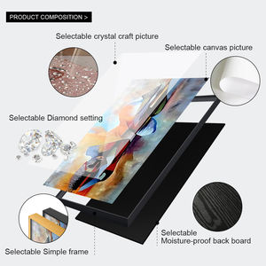 Décoration murale d'art <span class=keywords><strong>impressionniste</strong></span>, art mural, figures abstraites, peinture sur toile utilisée pour la décoration du salon - Product Image 4