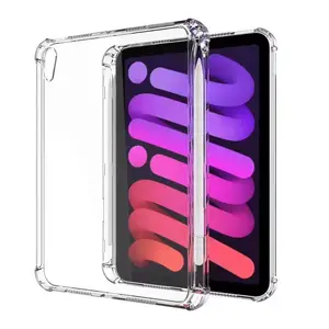 Vier Hoek Airbag Anti Drop Transparant Case Voor Ipad Mini2/3/4/5/6 Met Pen Slot Case Cover Voor Ipad Pro10 Case Voor Ipad Air 5