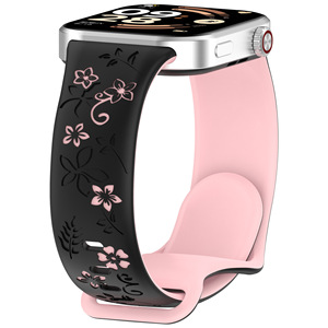 Correa de Silicona Bicolor con Grabado Láser para <span class=keywords><strong>Reloj</strong></span> <span class=keywords><strong>Redmi</strong></span> 6/4/<span class=keywords><strong>5</strong></span>, <span class=keywords><strong>Xiaomi</strong></span> 8/9/10 Pro, Diseño Bauhinia - Product Image 4