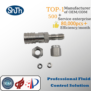 SHJH-LOK 1/2 Zoll Edelstahl Schnellhydraulik-Verbinder Ferrule Weiblicher Schnellkuppler für Öl Gas Wasser ASME ANSI API - Product Image 2