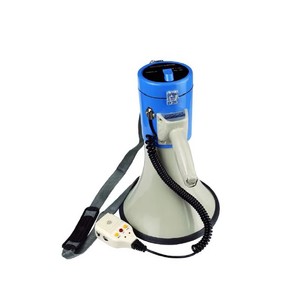 スピーカー50Wスピーカースピーカー,トーク/サイレンポータブルレコードメガホンプラスチックショルダーベルト付きスピーチ用 - Product Image 3