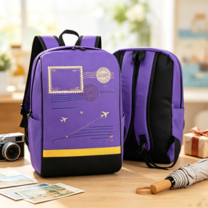 Sac à dos scolaire personnalisé avec logo, design scolaire, imperméable, souvenir scolaire, sac à dos transparent pour la rentrée scolaire, sacs à dos pour étudiants - Product Image 1