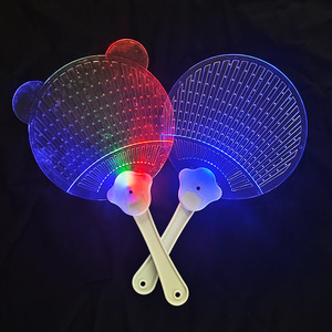 LED <b>Illuminated</b> Fan 15 Colors Custom Logo Printing Party Cheering Props - Product Image 1