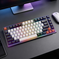 Clavier mécanique filaire OEM 82 touches, format 75 %, rétroéclairage LED pour le gaming et le bureau