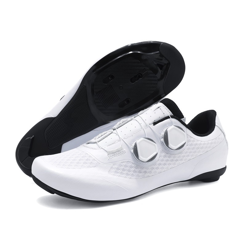 2516 scarpe da strada bianche con chiusura