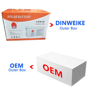 Batería Africana de Ciclo Profundo de 12V 24Ah 65Ah 100Ah para Almacenamiento de Energía Solar, Batería de Respaldo UPS, Batería AGM Recargable VRLA - Product Image 6