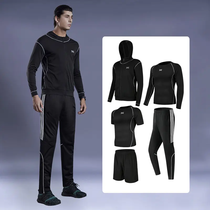 Custom Merk Groothandel Mannen Fitness Kleding Lopen Sportkleding Gym Suits