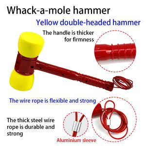 Trẻ em búa Arcade màn hình cảm ứng Trò chơi giao diện điều khiển miễn phí vận chuyển nhựa búa các bộ phận Phụ kiện đồng tiền hoạt động trò chơi - Product Image 4