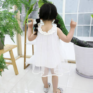 Obtenga Muestras Gratis de Ropa de Bebé de Diseño Personalizado, Vestido Blanco de Verano para Niñas de la India, Compra en Línea en India - Product Image 3